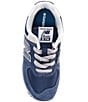 Color:Navy/White - Image 5 - Kids' 574 Sneakers (Toddler)