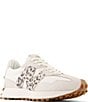 New Balance Women's 327 Leopard Print Logo Lifestyle Sneakers - Image 1