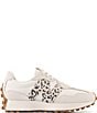 New Balance Women's 327 Leopard Print Logo Lifestyle Sneakers - Image 2