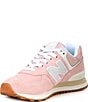 Color:Orb Pink/Grey Matter - Image 4 - Women's 574 Lifestyle Suede Retro Sneakers