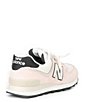 Color:Washed Pink/Blacktop - Image 2 - Women's 574 v2 Suede Color Block Lifestyle Sneakers