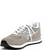 Color:Grey - Image 4 - Women's 574 v3 Suede Retro Lifestyle Sneakers