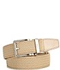 Nexbelt Braided Solid Golf 1.38#double; Belt, Color:Tan - Image 1