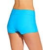 Athena Next by Athena Good Karma Jump Start Swim Shorts, Color:Bio Blue - Image 2