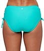 Athena Next by Athena Good Karma Mid Rise Side Cinched Swim Bottom, Color:Barrier Reef - Image 2