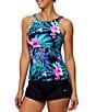 Next by Athena Island Luau Extend High Neck Tankini Swim Top - Image 3