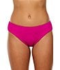 Next by Athena Mini Pucker Rib Mid Rise Hipster Swim Bottom - Image 1
