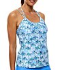 Next by Athena Oasis Third Eye Palm Print Bra Size Tankini Swim Top - Image 3