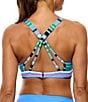 Next by Athena Wide Stripe D-Cup Size Bra Surplice Swim Top - Image 2