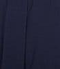 Next Up Spaghetti Strap Fit and Flare Double Tiered Dress, Color:Navy - Image 4