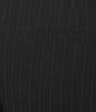 NIA Ariel Pinstripe Coordinating Mini Skort, Color:Black - Image 6