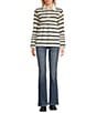 NIA Barrington Stripe Long Sleeve Top - Image 3
