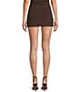 NIA Bart Coordinating Mini Micro Skort, Color:Espresso - Image 2