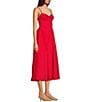 NIA Destene Sleeveless Sweetheart Maxi Dress, Color:Cherry - Image 3
