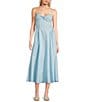 NIA Destene Sleeveless Sweetheart Maxi Dress, Color:Pale Blue - Image 1