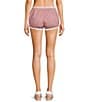 NIA Justine Pull-On Gingham Coordinating Micro Bloomer Shorts, Color:Red - Image 2