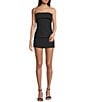 NIA NIA Rob Pinstripe Strapless Coordinating Top, Color:Black - Image 5