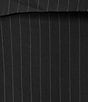 NIA NIA Rob Pinstripe Strapless Coordinating Top, Color:Black - Image 6