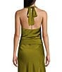 NIA Satin Alondra Coordinating Drape Top - Image 2