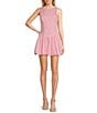 NIA Tamara Boat Neck Sleeveless Mini Dress - Image 1
