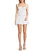 NIA Tropez Bubble Pull-On Coordinating Skirt, Color:White - Image 3
