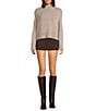 NIA Yvonne Long Sleeve Mock Neck Sweater - Image 3