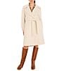 NIC + ZOE Alpaca Wool-Blend Notch Lapel Collar Long Sleeve Belted Wrap Coat - Image 1
