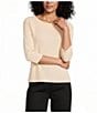 NIC + ZOE Ballet Boat Neck 3/4 Sleeve Tee - Image 4