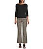 NIC + ZOE Ballet Boat Neck 3/4 Sleeve Tee - Image 6