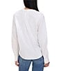 NIC + ZOE Band Collar Long Sleeve Button-Front Shirt - Image 2