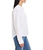 NIC + ZOE Band Collar Long Sleeve Button-Front Shirt - Image 3