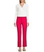 NIC + ZOE Bi-Stretch Plaza Demi Boot Ankle Pants, Color:Daiquiri - Image 3