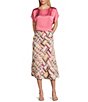 NIC + ZOE Day Gloss Scoop Neck Cap Sleeve Tee - Image 6