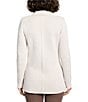 NIC + ZOE Elegant Knit Notch Lapel Long Sleeve Blazer, Color:Sugar Cookie - Image 2