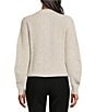 NIC + ZOE Flecked Shaker Round Neck Long Sleeve Button Front Cardigan - Image 2