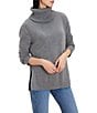 NIC + ZOE Foldover Turtleneck Long Sleeve Side Zip Sweater - Image 4