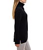 NIC + ZOE Foldover Turtleneck Long Sleeve Side Zip Sweater - Image 3