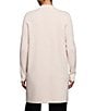 NIC + ZOE Juilette Cashmere Wool Blend Open Front Long Sleeve Coat, Color:Sandstone - Image 2