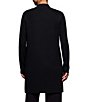 NIC + ZOE Juilette Cashmere Wool Blend Open Front Long Sleeve Coat, Color:Black Onyx - Image 2