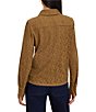 NIC + ZOE Knit Allover Eyelet Pop Point Collar Long Sleeve Button-Front Top - Image 2