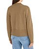 NIC + ZOE Knit Band Collar Long Sleeve Snap Bomber Jacket - Image 2