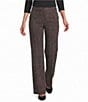 NIC + ZOE Lenox Wide Leg Printed Sleek Stretch Pants - Image 1