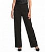 NIC + ZOE Lenox Sleek Stretch Sequin Wide Leg Pull-On Tuxedo Pants - Image 1