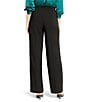 NIC + ZOE Lenox Sleek Stretch Tuxedo Wide Leg Pants, Color:Black Onyx - Image 2