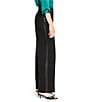 NIC + ZOE Lenox Sleek Stretch Tuxedo Wide Leg Pants, Color:Black Onyx - Image 3