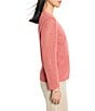 NIC + ZOE Mesh 4-Way Bracelet Sleeve Open Front Cardigan, Color:Red Clay - Image 3
