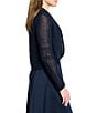 NIC + ZOE Mesh Cocoon Open Front Long Sleeve Cardigan - Image 3