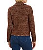 NIC + ZOE Metallic Sequin Trim Knit Jacket - Image 2