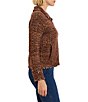 NIC + ZOE Metallic Sequin Trim Knit Jacket - Image 3