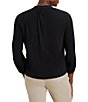 NIC + ZOE Mixed-Media Long Raglan Sleeve Peasant Top - Image 2